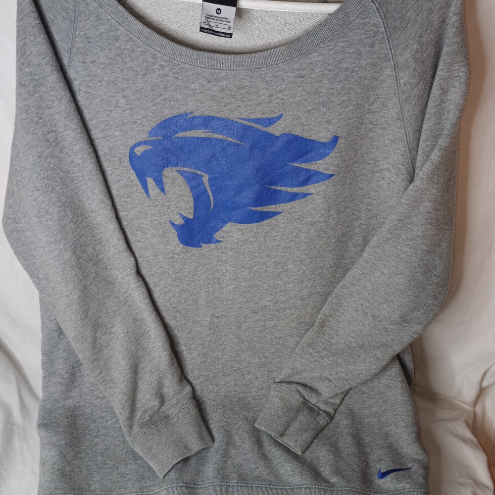 Nike Gray Sweatshirt with Black Tag